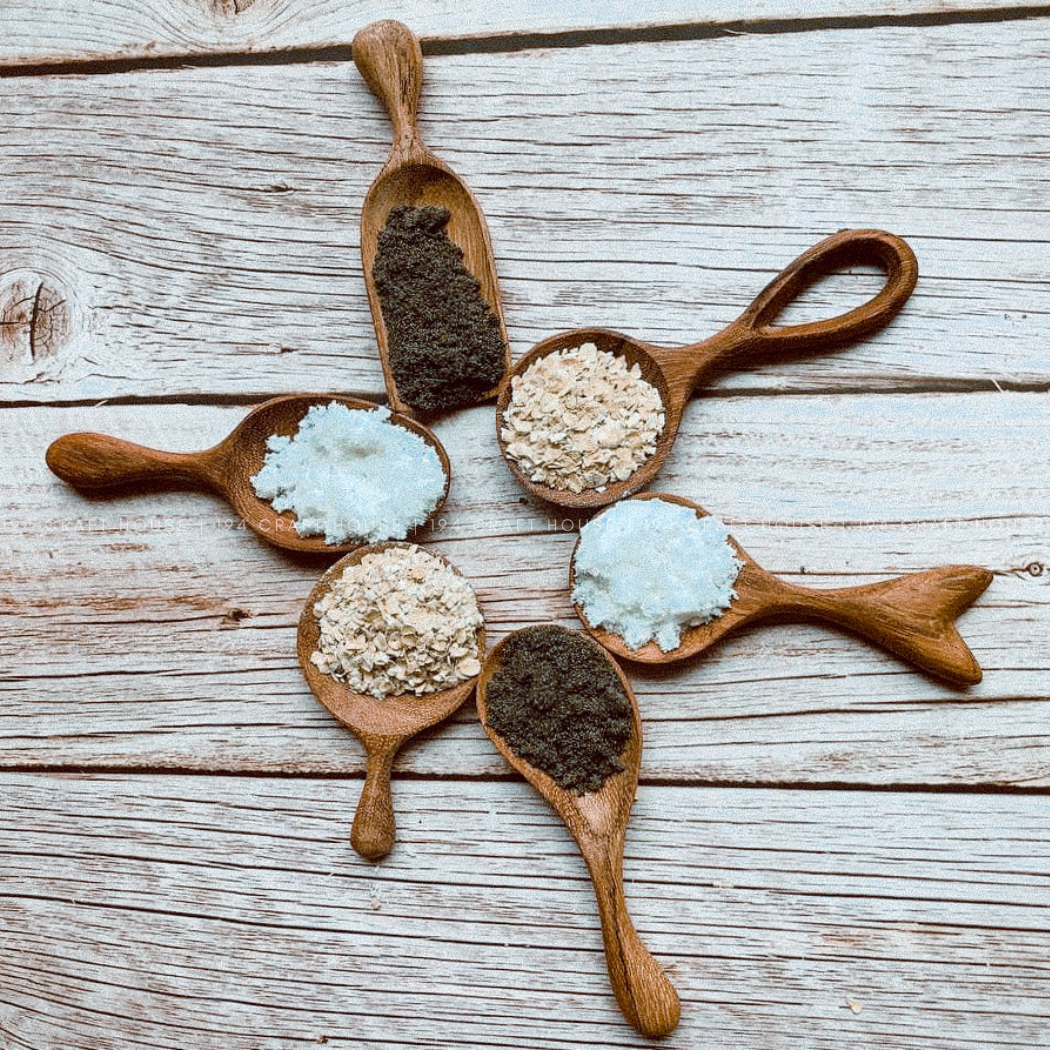 Wooden Measuring Spoons &amp; Scoops — Coffee, Tea &amp; Pantry
