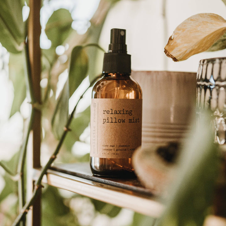 Relaxing Pillow Spray — Lavender, Chamomile, Geranium &amp; Clary Sage
