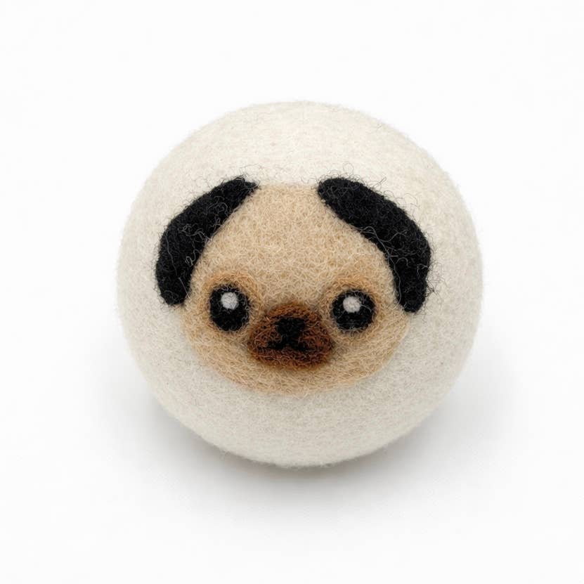 Eco Wool Dryer Balls — Dog Shapes, Fair Trade
