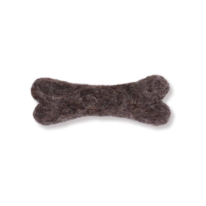 Eco Wool Dog Bone Toy — Fair Trade, Hand-Felted