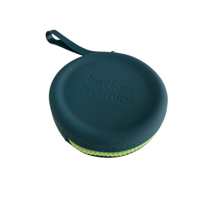 Silicone Treat Pouch — Forest Green
