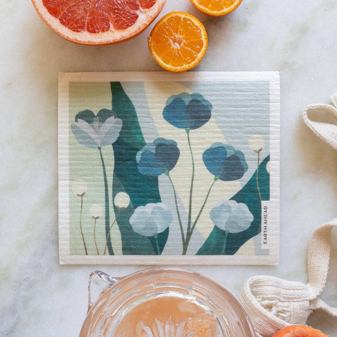 Floral Swedish Dishcloths — 6-Pack Gift Set