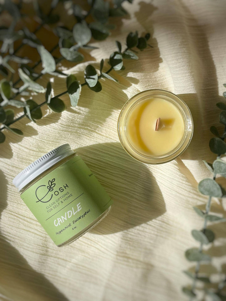 Beeswax &amp; Coconut Oil Candle — Lavender o Cedarwood Pine