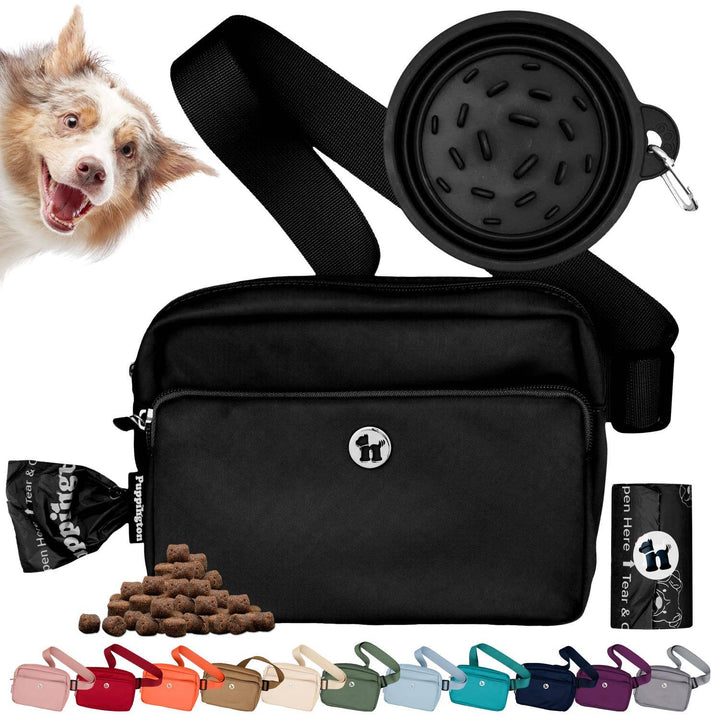 3-in-1 Crossbody Dog Bag with Bowl &amp; Poop Bags — Puppington
