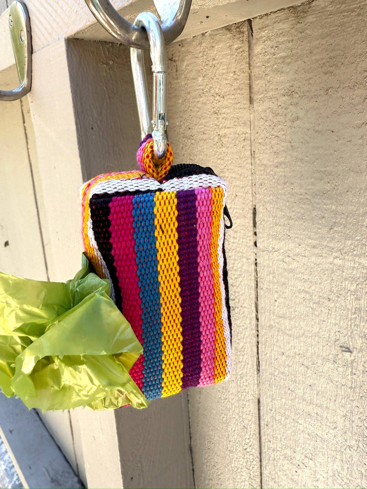 Tutti Frutti Dog Poop Bag Holder — Handwoven