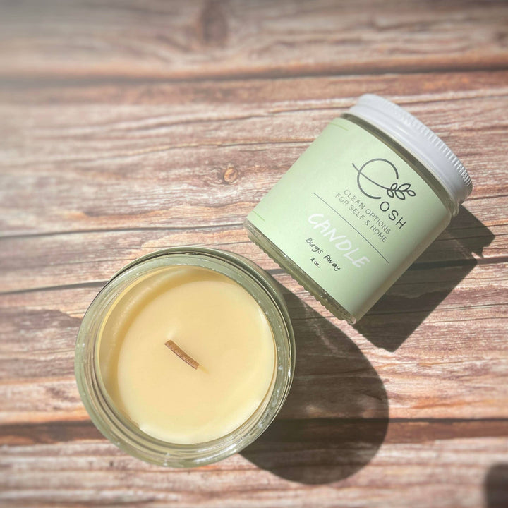Beeswax &amp; Coconut Oil Candle — Lavender o Cedarwood Pine