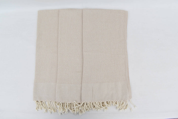 Beige Turkish Hand Towel