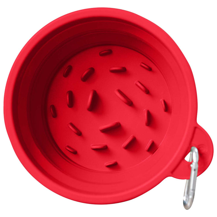 Puppington Slow Feeder/Water Travel Bowl