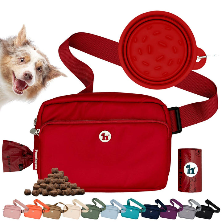 3-in-1 Crossbody Dog Bag with Bowl &amp; Poop Bags — Puppington