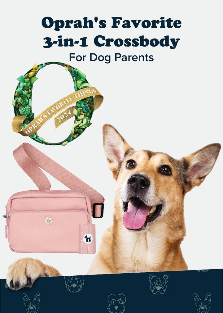 3-in-1 Crossbody Dog Bag with Bowl &amp; Poop Bags — Puppington