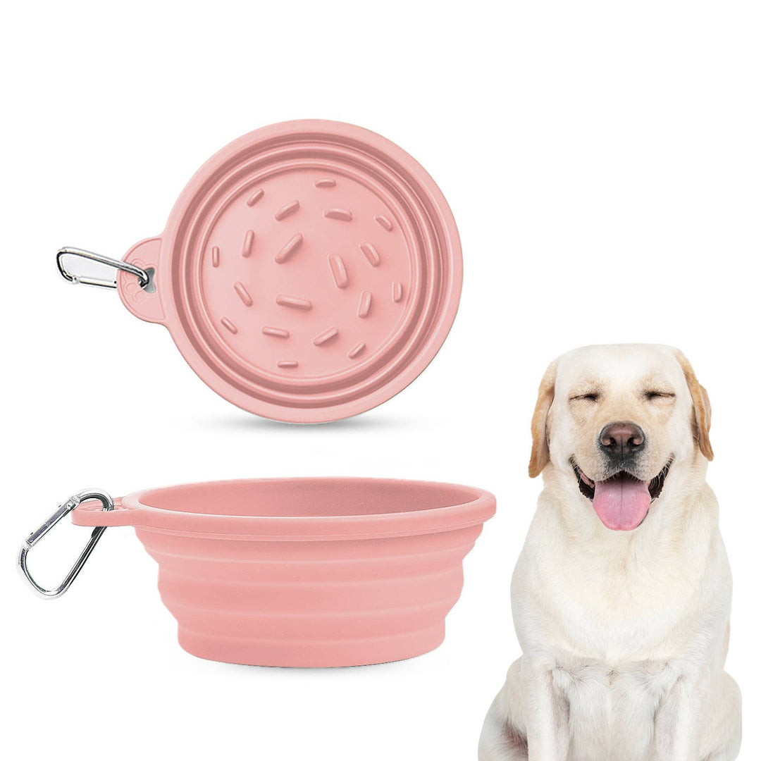 Puppington Slow Feeder/Water Travel Bowl